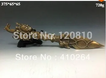

Collectible Tibet Tibetan Buddhism Bronze Buddhist Ritual Tool Hand Vajra Dorje statue
