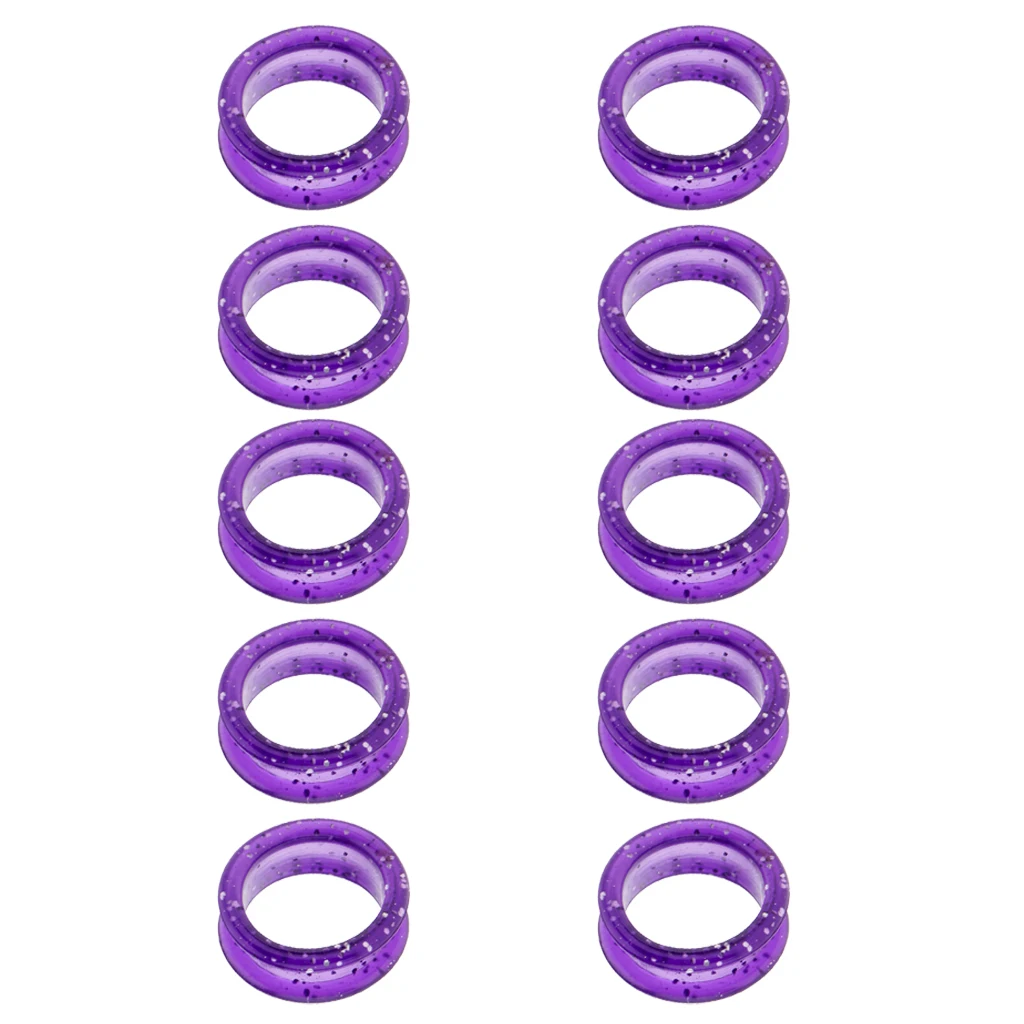 50 Pieces 2.2 cm Rubber Scissors Shears Finger Rings Grips For Salon Barber Healthy & Tasteless & Non Irritating