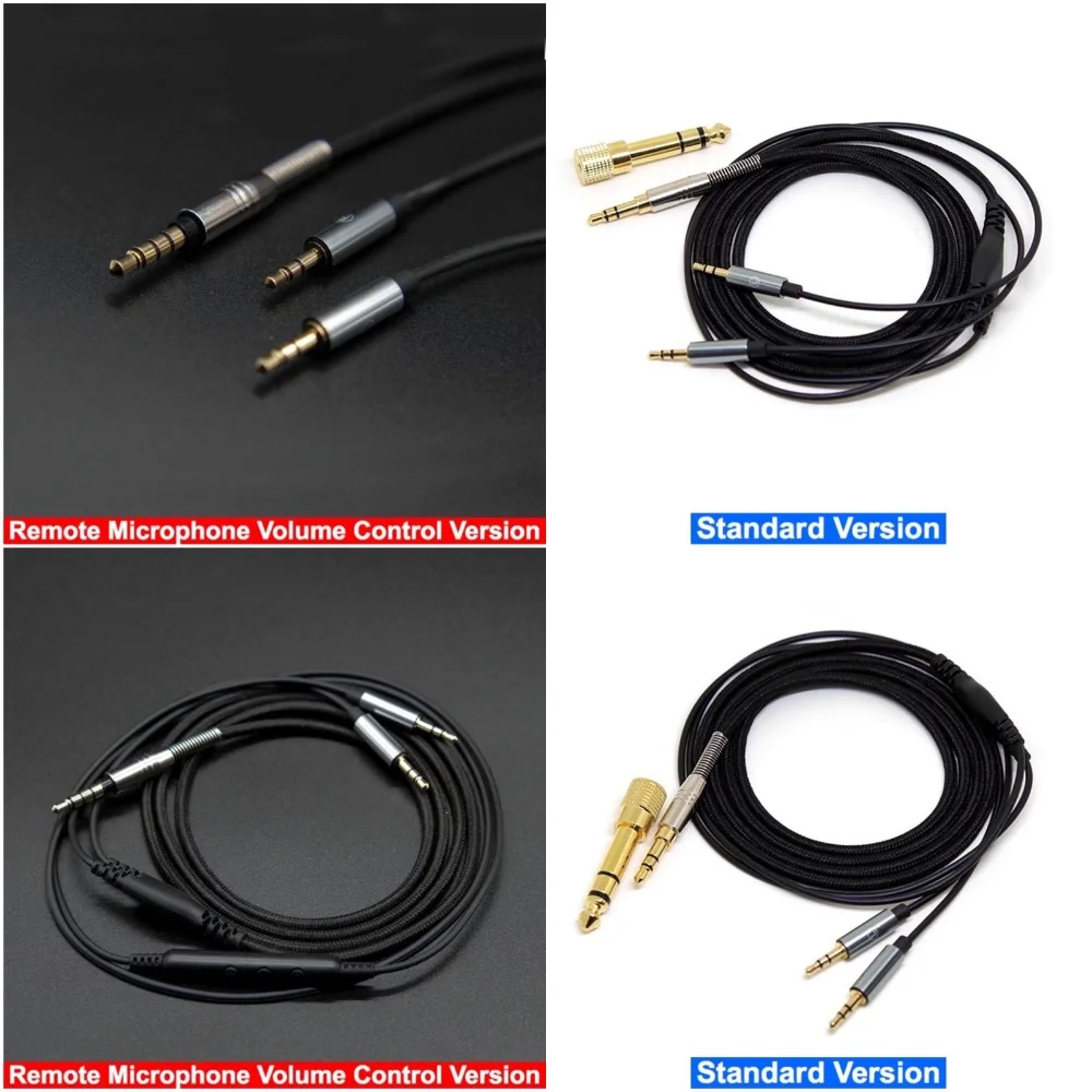 5N OFC Hifi Cable Wire Line For SENNHEISER HD477 HD497 HD212 pro EH250 EH350 Headphone Fit All Smartphones Remote Control