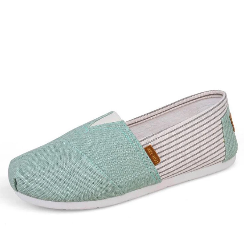 Women flats 2018 autumn women sneakers breathable loafers striped women canvas shoes цена Women flats 2018 autumn women sneakers breathable loafers striped women canvas shoes цены онлайн