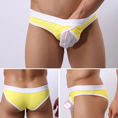 Мужское нижнее белье сексуальное дышащее с низкой талией|briefs bulge|low waist briefsunderwear th |