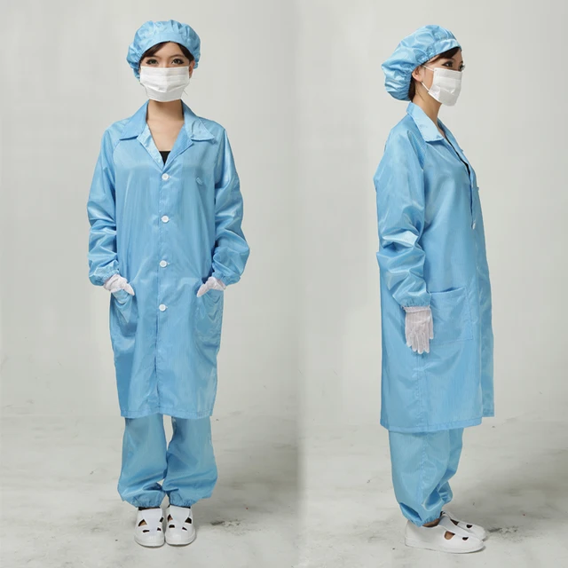 Anti static clothes and Cleanroom Clothes working clothes ESD Coat
