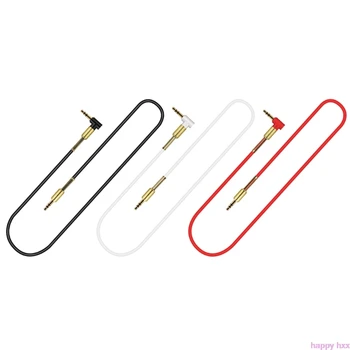 

New 3.5mm Gold Plated Male To Male 90 Degree Angle Audio Aux Cable For Car Stereo PC