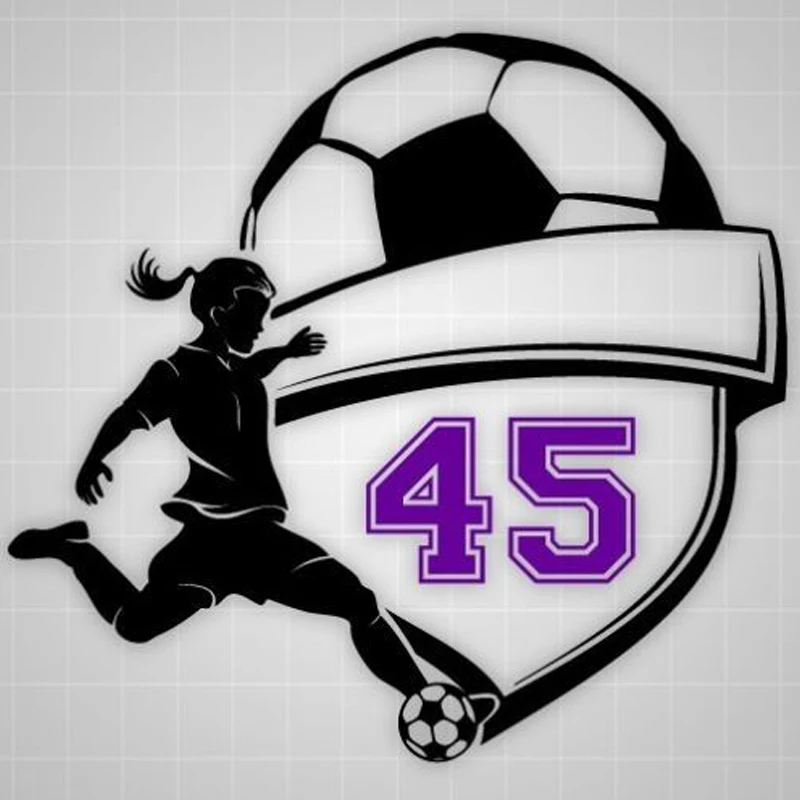 Soccer Girl Player Wall Decal Football Player Girl Custom ...