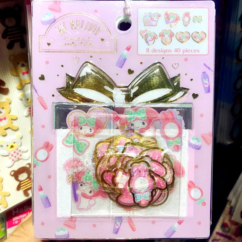 Наклейка Sanrio s my melody little twin stars cinnamoroll stikers игрушечный единорог мультяшная плитка