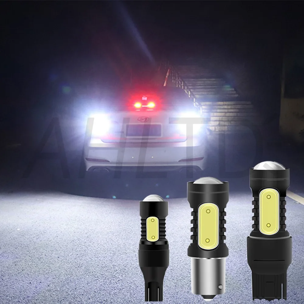 

T15 W16W T20 1156 BA15S 2835 15Leds 21Led 27Led 30Led Bright Reverse Bulbs COB Backup Parking Light Lamp Car Led Car Accessories