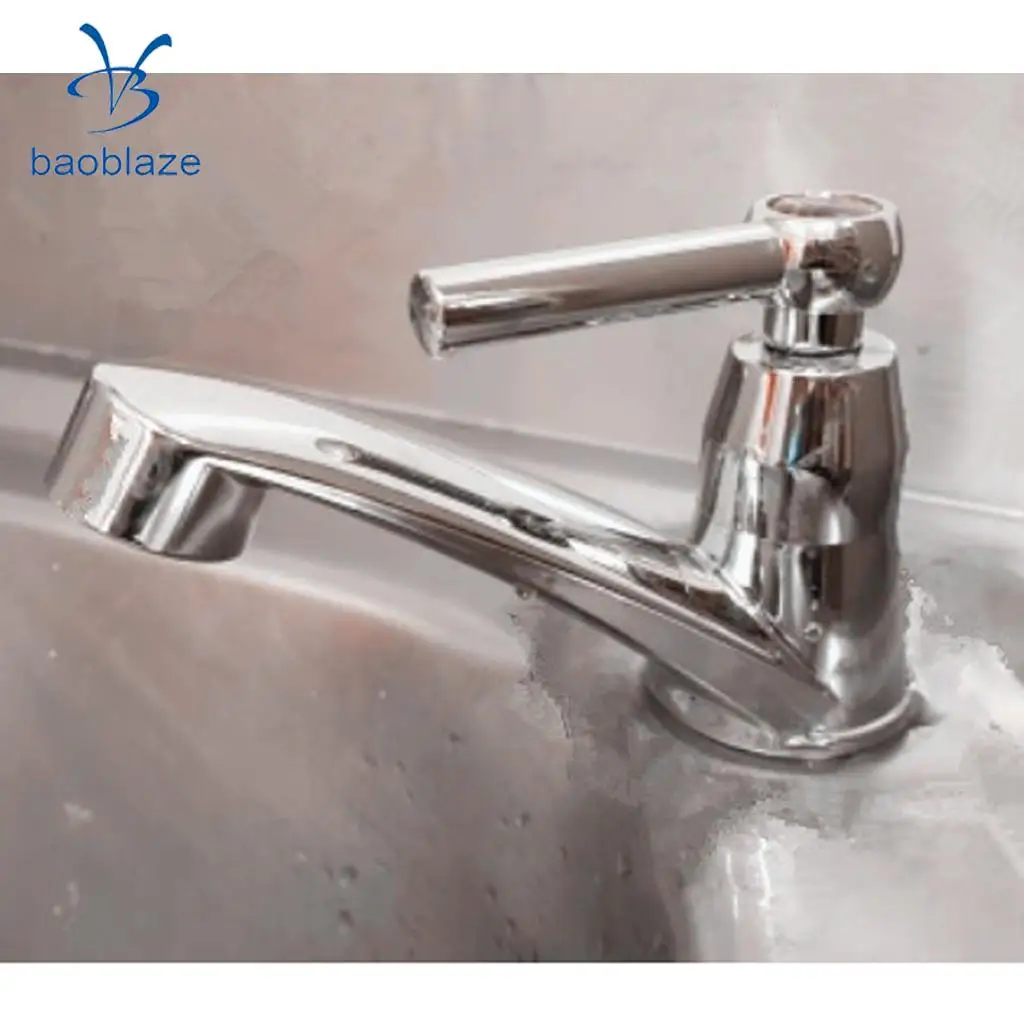 SINGLE HANDLE PULL OUT SPRAYER PLASTIC KITCHEN SINK FAUCET SWIVEL DOWN TAP OUT SINGLE SPRAY TAP OUT - G1/2'' DIA