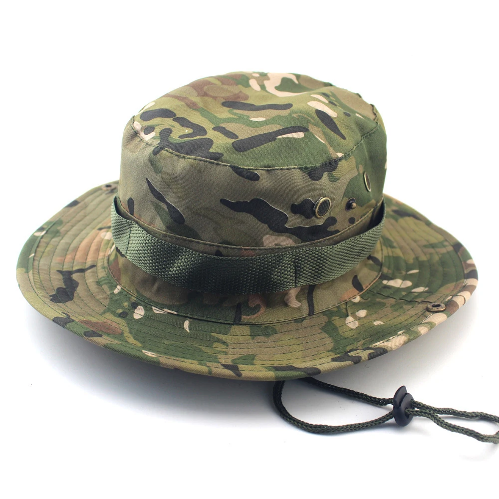 Шляпа Мультикам, армейская шапка BOONIE, 26 цветов, военная камуфляжная Панама, шапки для охоты, пешего туризма, рыбалки, альпинизма, кепка HY23 - Цвет: H6