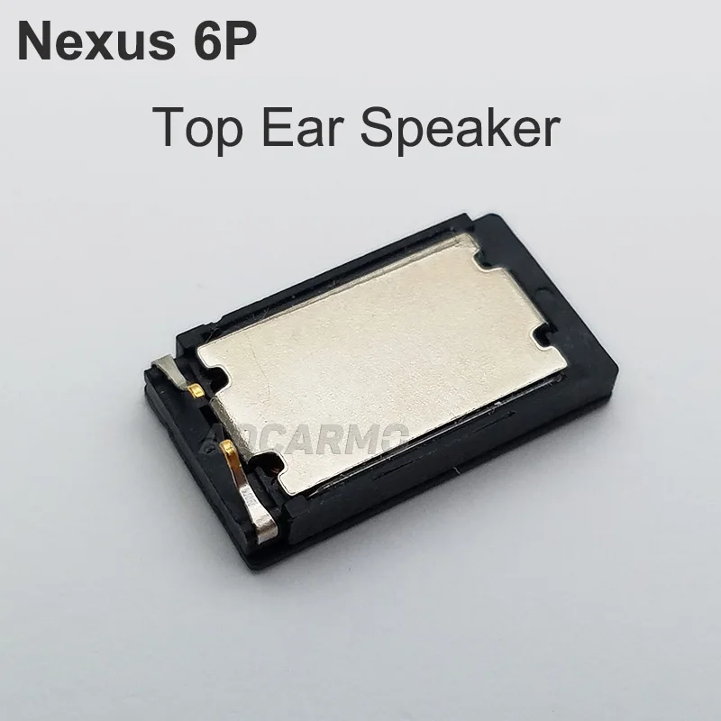 Aocarmo Топ ухо Динамик с Стикеры дно громкоговоритель Flex кабель для huawei для Google Nexus 6P Замена - Цвет: Top Ear Speaker