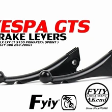 Рычаг тормоза мотоцикла s передний дисковый Задний дисковый тормоз рычаг для piaggio Vespa GTS 300 250 200ie 946 LX LXV LT S150 primavera sprint