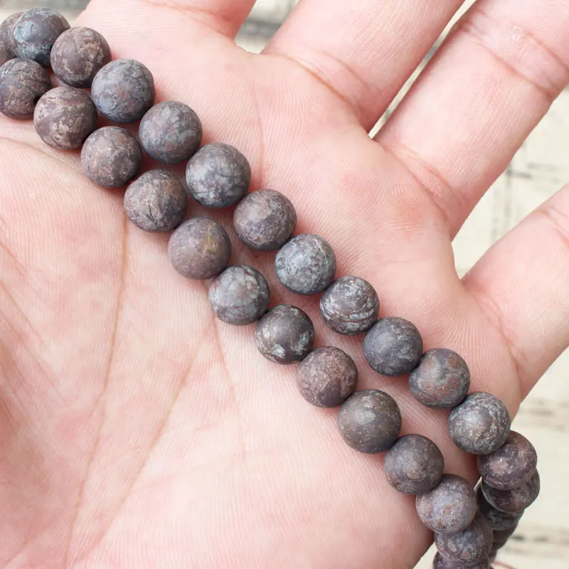 

4-12mm Wholesales Mat AB SnowFlake Jaspers Round Loose Beads15"/38cm,Min. Order is $10,we provide mixed wholesale for all items!