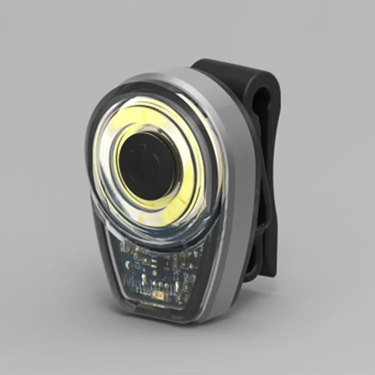 

Smart Bicycle Tail Light USB Charging Warning Lights LED MTB Round Rear Back Safety Lamp Bike Accessory QJ888
