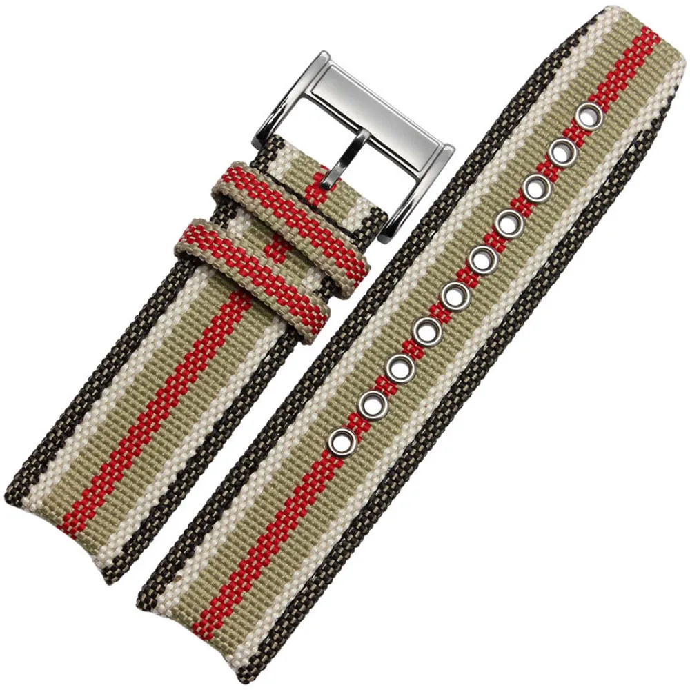 

NL02 22mm Watchband High Quality Hot Sale Fashion Nylon Watch Strap Band Free Shipping Watchband