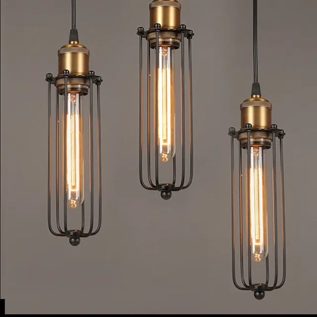 Us 30 51 10 Off Vintage Pendant Light Metalled Indoor Lamp Restaurant Bar Coffee Shop Decorative Lighting Light Fixture Ac110 265v Edison Blub In