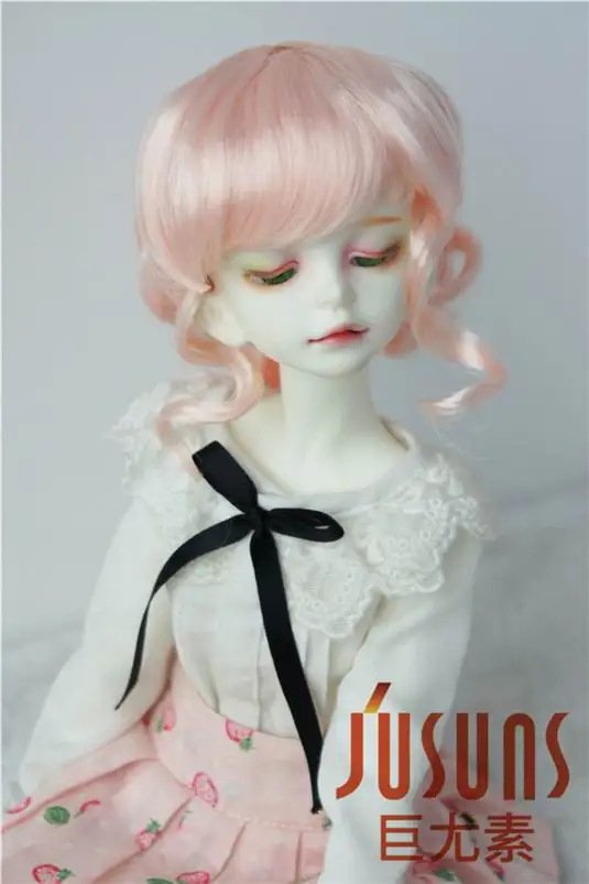 JD261 1/4 MSD синтетический, мохеровый, для куклы парики Updo стиль BJD волосы 7-8 дюймов BJD парики