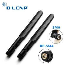 2 шт. WiFi антенна 2,4 ГГц 5,8 ГГц 3g 4G антенны 15 см длина усиления 5dBi с SMA/RP-SMA Разъем плоский весло для модемного маршрутизатора
