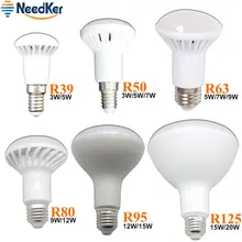 R50 светодиодный светильник E14 R39 Светодиодная лампа 3W 5W 7 R63 R80 светодиодный лампы светильник SMD2835 SMD5730 AC 110V 220V 240V Теплый Холодный белый точечный светильник для гостиной