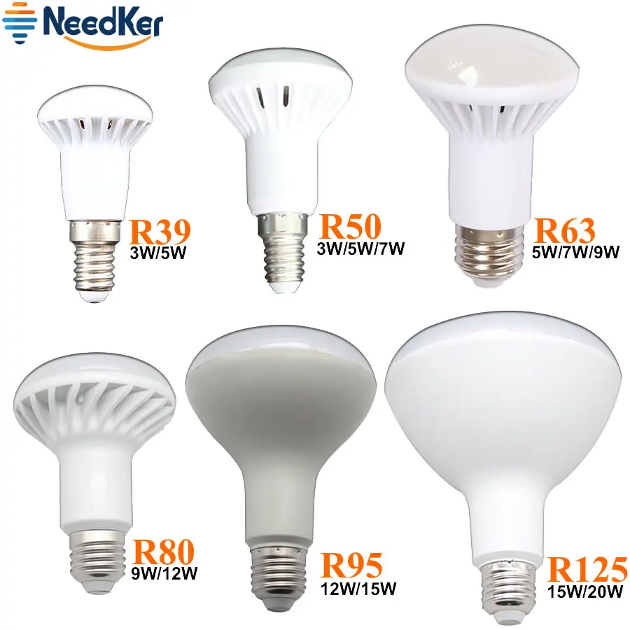 Светодиодная лампа R50 E14 R39 3 Вт 5 7 R63 R80 светодиодные лампочки SMD2835 SMD5730 110 В