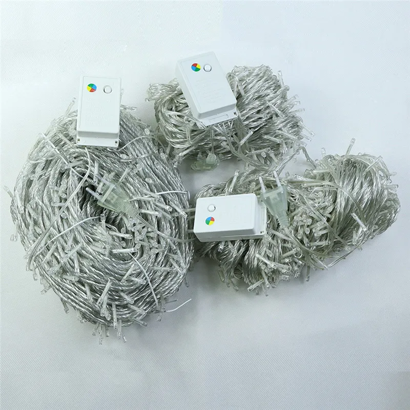 Hi-lumix 110V 220V Christmas led string light 20M 30M 50M fairy lighting waterproof outdoor decoration 8 modes Party Wedding Bar Hi-lumix 110V 220V Christmas led string light 20M 30M 50M fairy lighting waterproof outdoor decoration 8 modes Party Wedding Bar