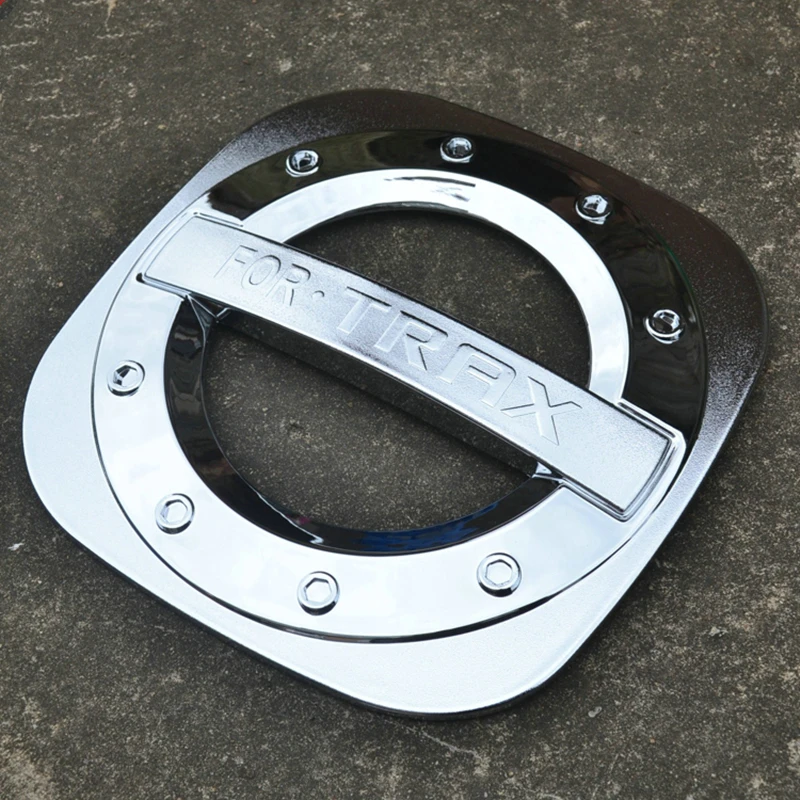 ABS chrome plastic fuel tank cover for CHEVROLET TRAX 2014 2015 car