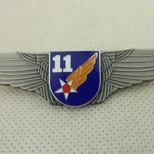 WW2 ВВС США Pin 11th Air Force значок Wings Pin Insignia-World военного магазина