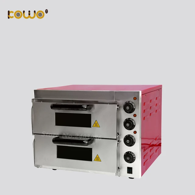Best Offers commercial 2 deck 40L capacity bread baking oven kitchen electric pizza bakery machine mechanical timer control