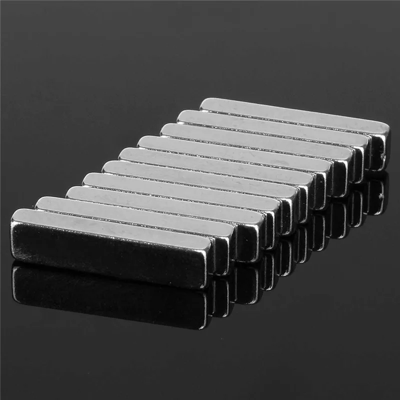 

10pcs 20mm x 5mm x 3mm N50 Strong Block Magnets Rare Earth Neodymium Magnets Strong Cuboid Permenent Magnet 20 x 5 x 3mm Hot