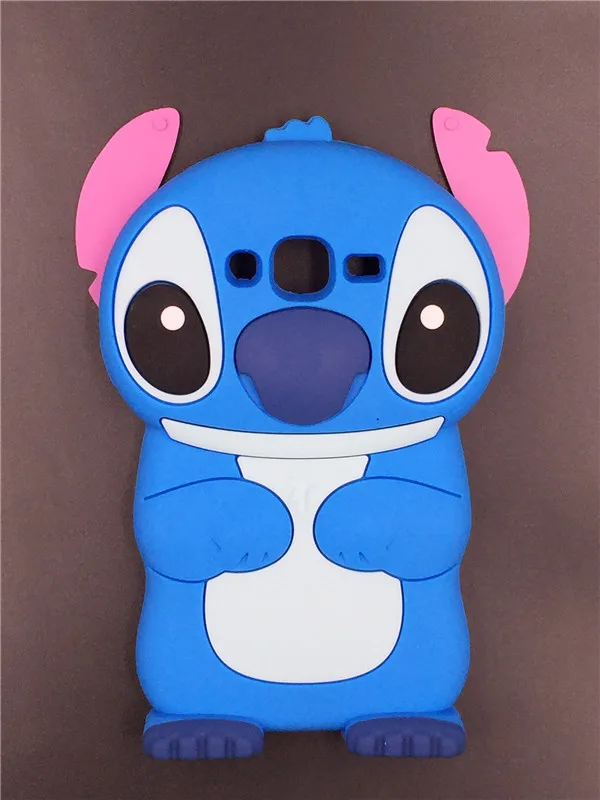

For Galaxy G355 G355H Lovely Cute 3D Cartoon Stitch Soft Silicon phone Cover For Samsung Galaxy Core 2 II Core2 Case G355 G355H