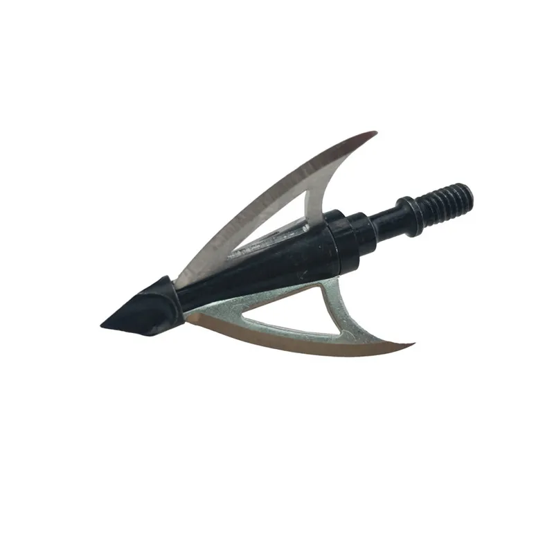 

3pcs Archery Arrow Head 3Fixed Blade Broadhead Stainless Steel 100Grain Arrowhead Hunting Archery Arrow Accessories