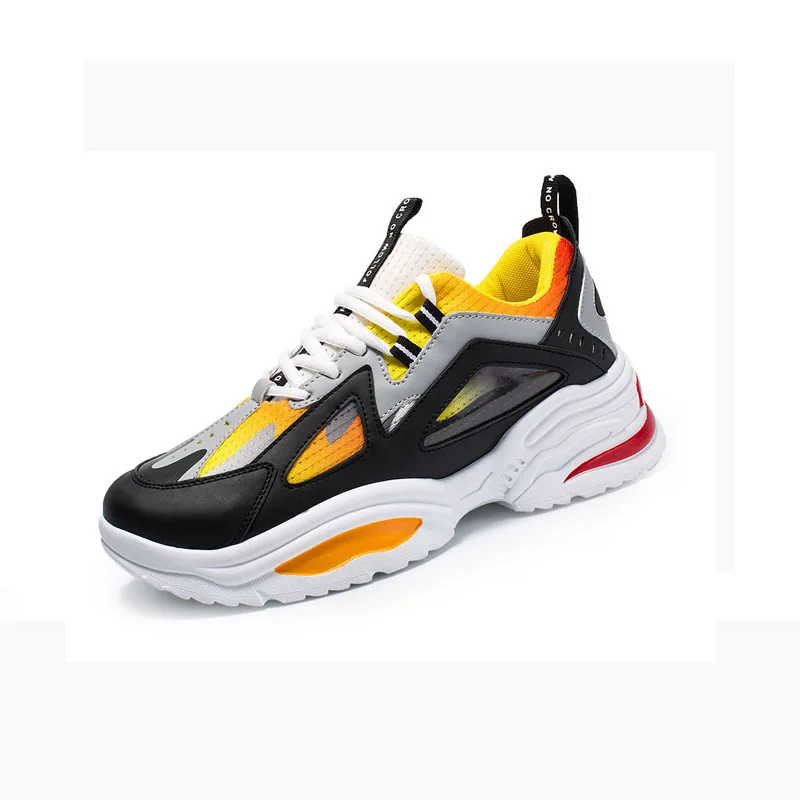 

Men Shoes Harajuku High Platform Sneakers Height Increasing Male Thick Soles Trainers Chunky Triples Bottom Youth Boys Footwear