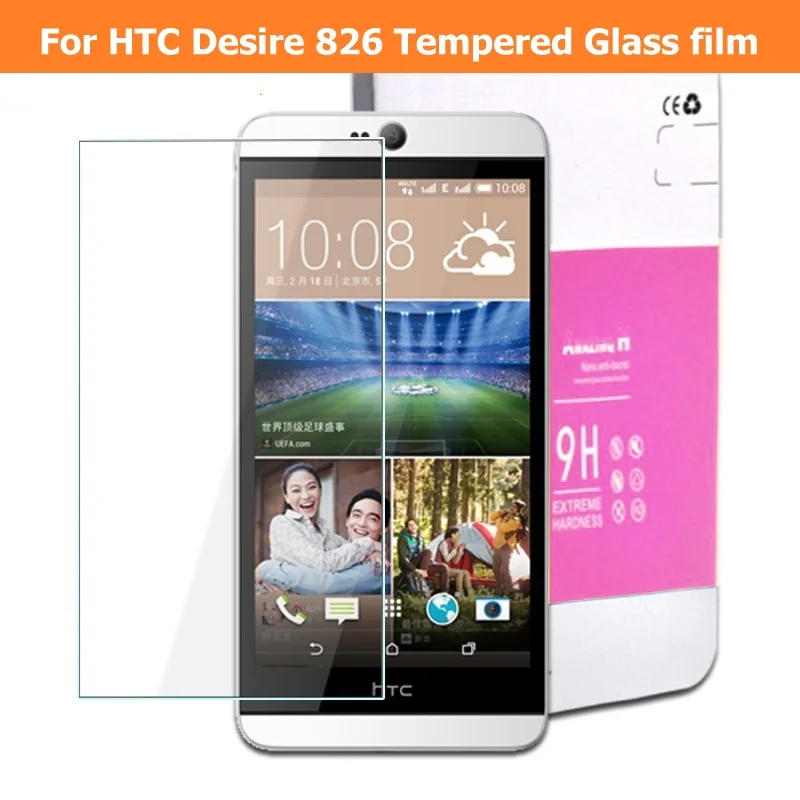 New Tempered films for HTC Desire 816 820 825 826 828 830 Glass Panel For 826w 326G 526G Plus Screen Protector | Мобильные телефоны