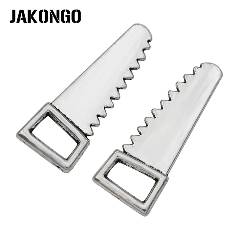 JAKONGO Античная Посеребренная пила Подвески для изготовления ювелирных изделий