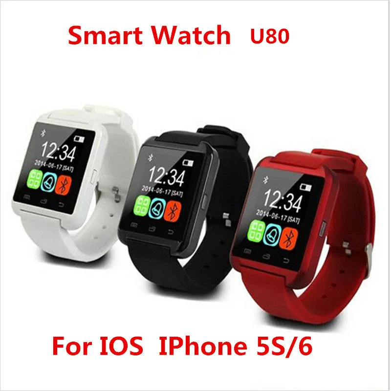 Bluetooth SmartWatch U8 U Smart Watch For IPhone 4/5S/6 Samsung S4/Note 3 HTC Android /Windows/Ios Phone Phones | Электроника