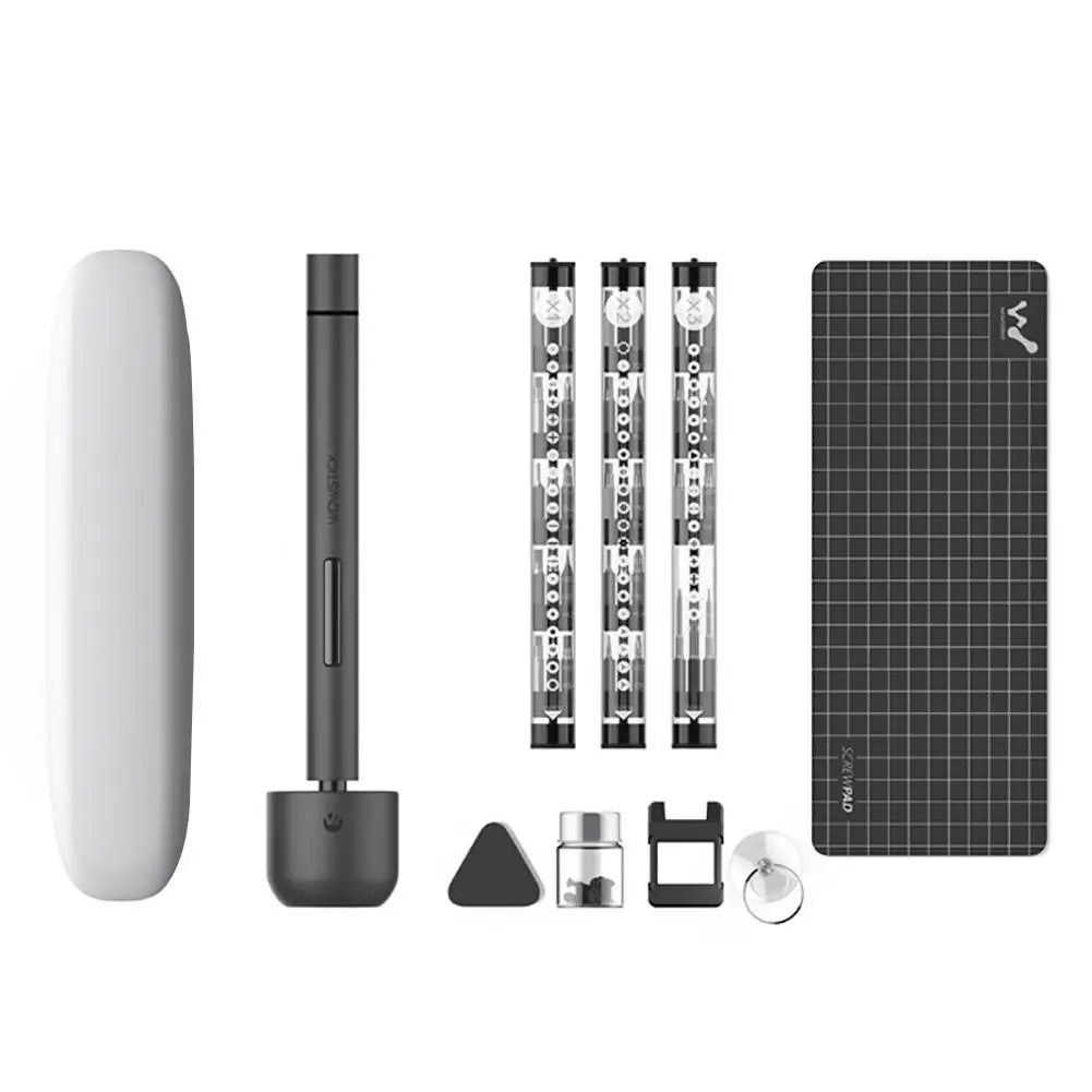 

Wowstick 1F Pro Mini Electric Screwdriver Rechargeable Cordless Power Screw Driver Kit with LED Light Lithium Battery Operated