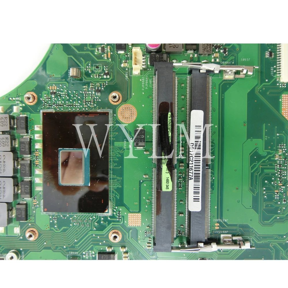  N552VX motherboard With I7-6700HQ CPU GTX950M mainboard For ASUS N552V N552VX N552VW laptop motherb