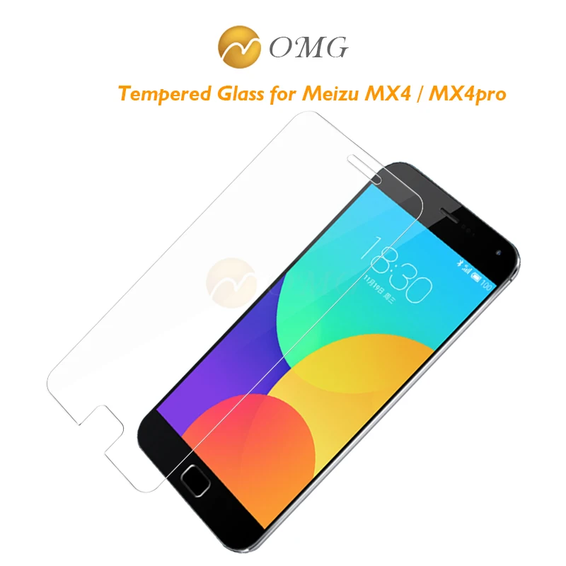 

OMG 9H Premium Tempered Glass For MEIZU MX4 Pro MX4pro 5.5inch Screen Protector Glass Protective Film