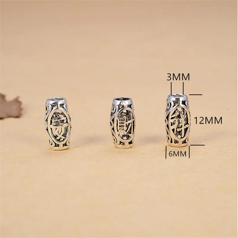 3pcs 925 Sterling Silver Connectores for Jewelry Making Crimp End Bead for Bracelet Necklace DIY Handicraft Accessories  (7)