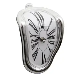 Сюрреалистичные расплавленные витые настенные часы Salvador Dali стильные часы удивительные подарки для домашнего декора