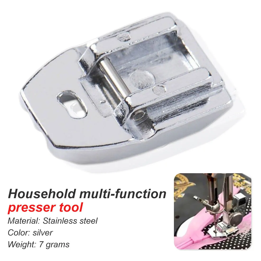 

Free Shipping Household Sewing Machine Shell Hemmer Part Binder Presser Sewing Machine Foot Accessories Multi-Function