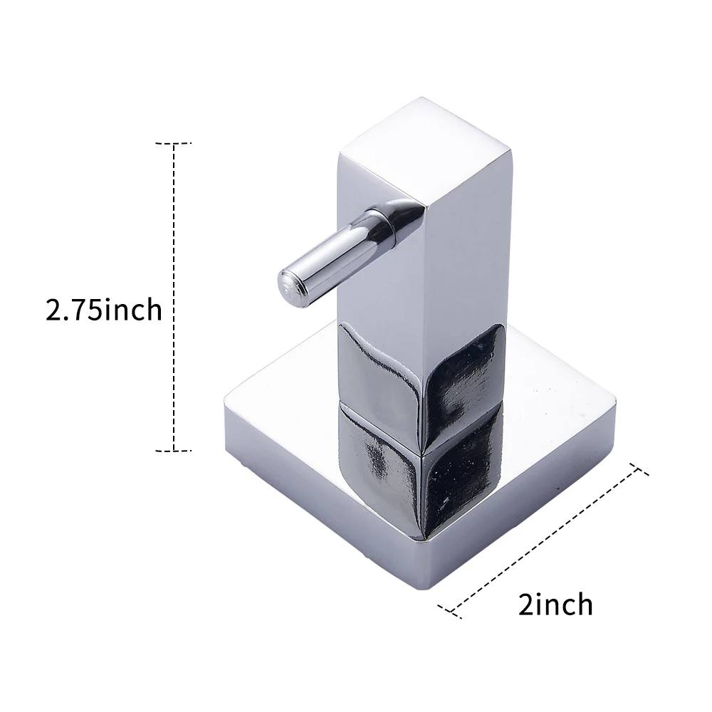 Stainless Steel Wall Mount Hook Holder Single Double Hook Coat Towel Clothes Hanger Hook for Bathroom Kitchen Bedroom