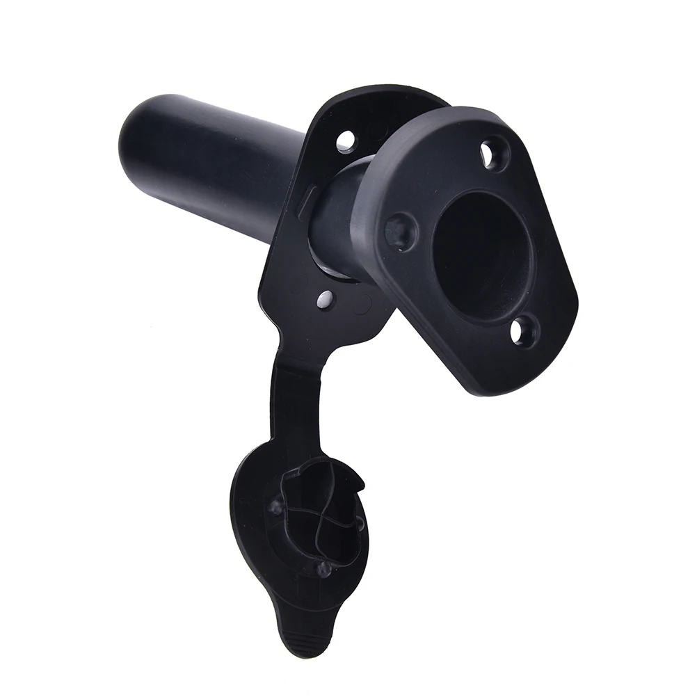 2PCS New Plastic Flush Mount Fishing Boat Rod Holders and Cap Cover