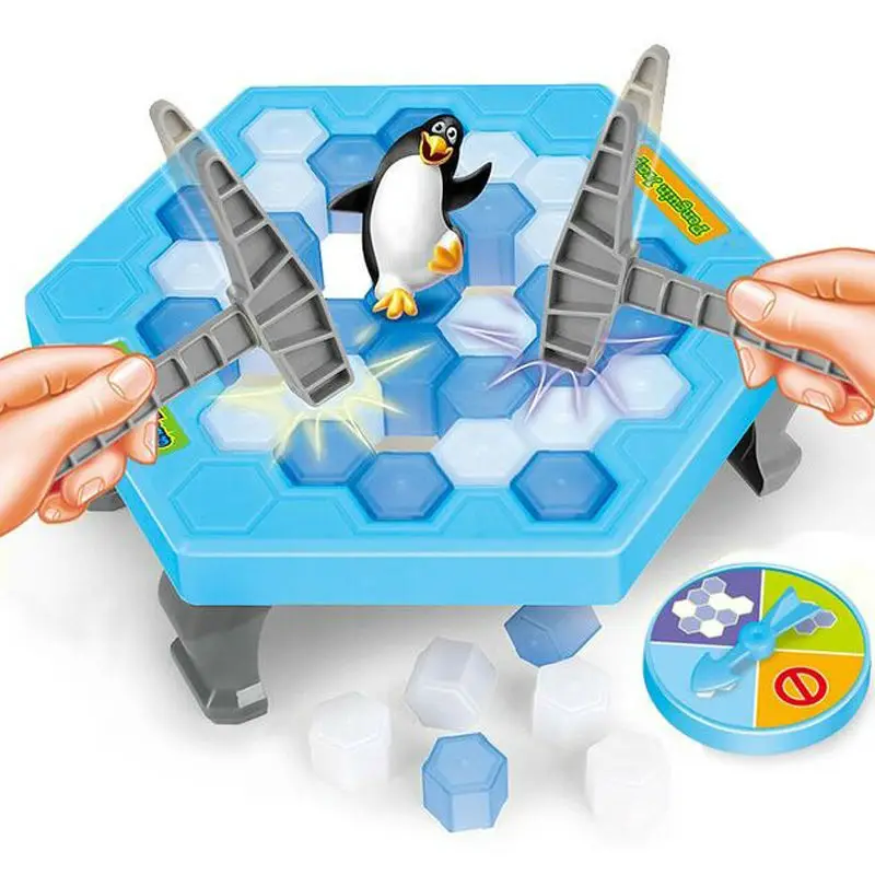 2018 Penguin Trap Activate Funny Game Interactive Ice Breaking Table Penguin Trap Entertainment font b Toy