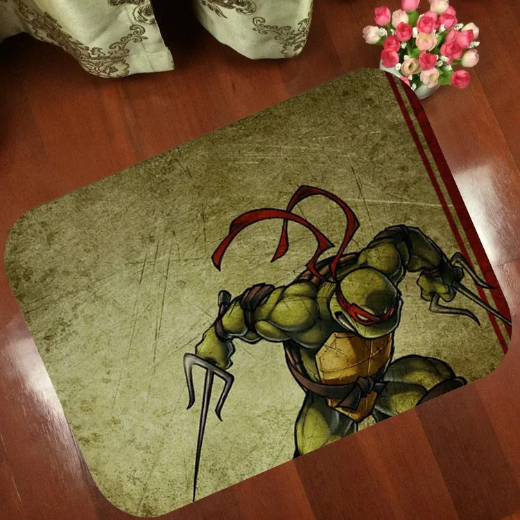 

Mats Anti Slip Floor Mat Fashion Teenage Mutant Ninja Turtles Carpet Printed Pattern Carpet Rug for Bathroom Door Living Room