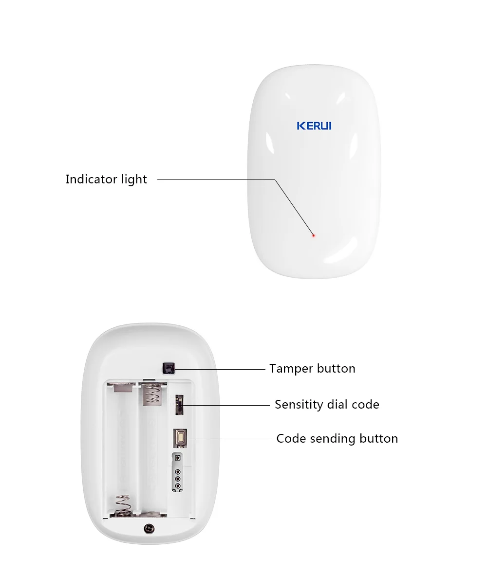 KERUI Z31 беспроводной домашний вибродетектор шок двери/окна датчик сигнализации для KERUI охранной сигнализации системы