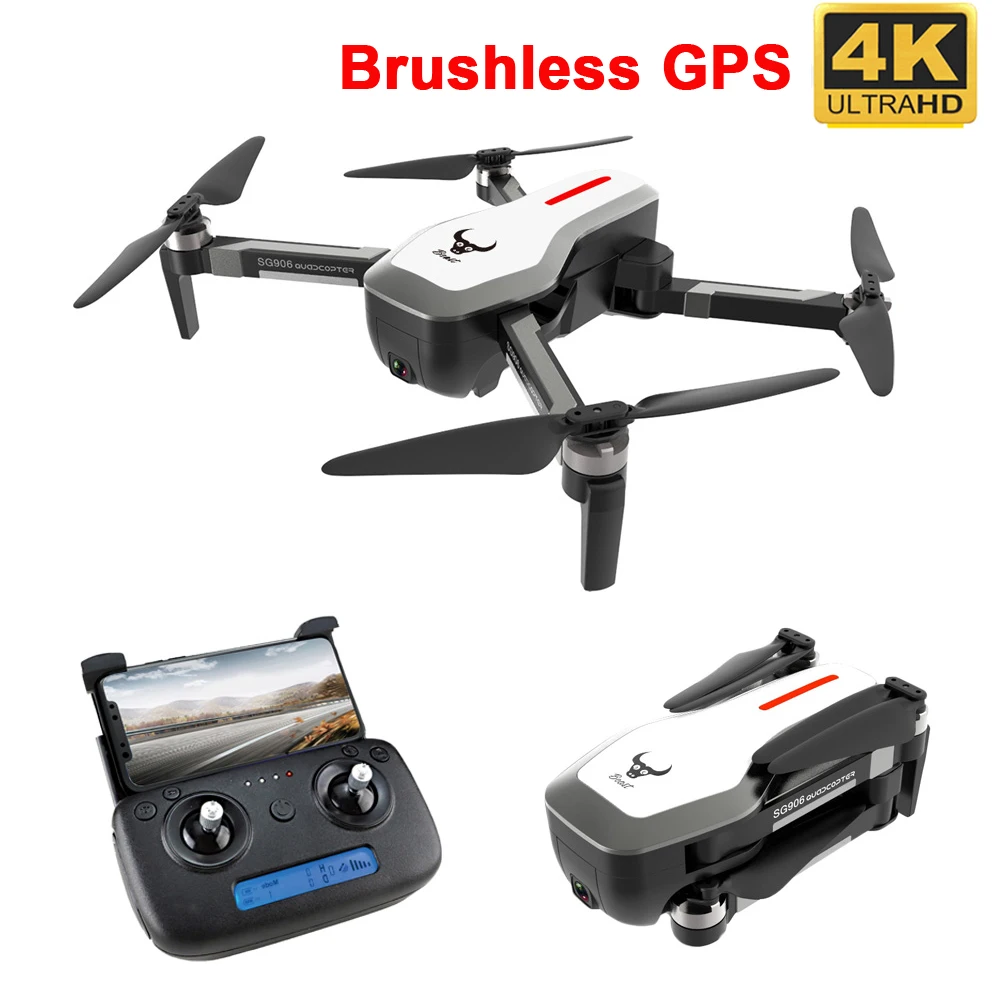 SG906 gps 5G wifi FPV RC Дрон 4K бесщеточный селфи Дрон с камерой HD RC Квадрокоптер складной Дрон VS Visuo XS816 F11 Дрон