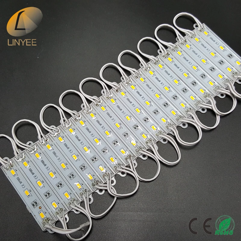 

DC12V SMD 5730 3LEDs LED Modules IP65 Waterproof Light Lamp 5730 White/Red/Green/Blue High Quality Advertising Light