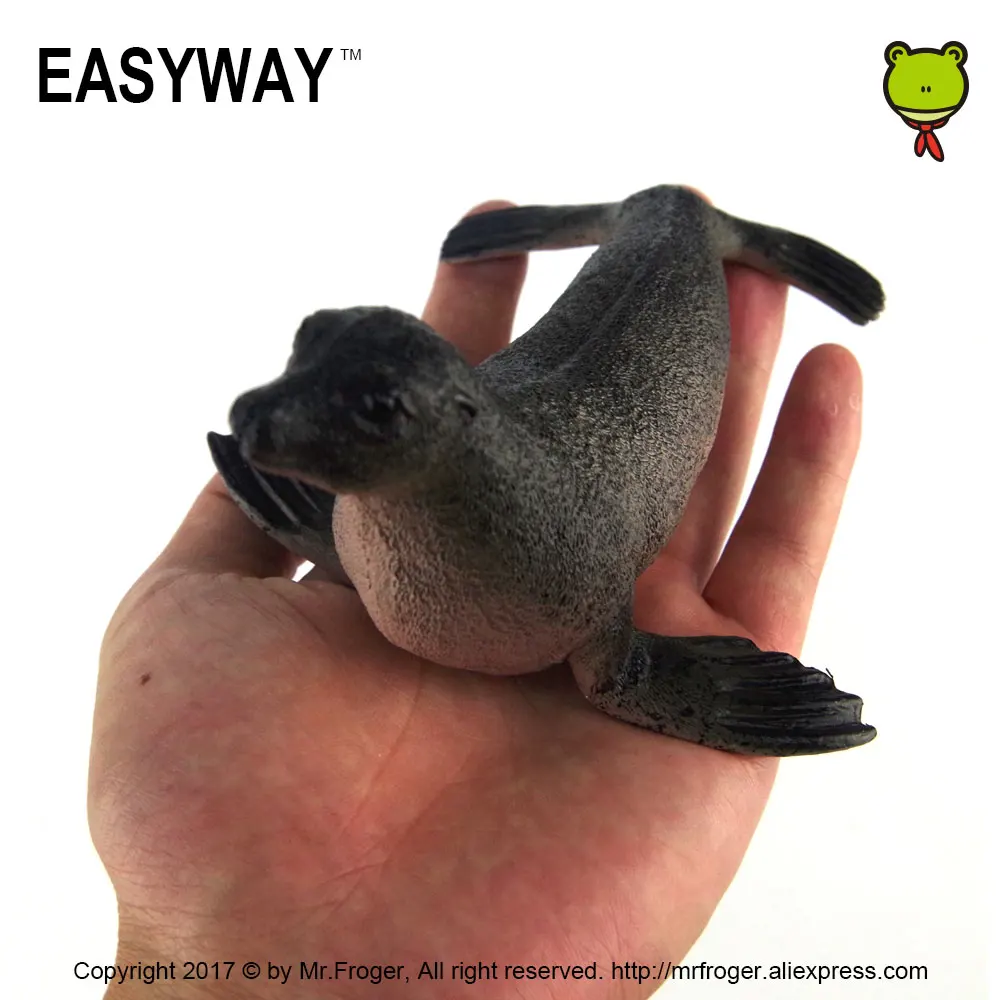 Оригинальная пластиковая игрушка EASYWAY имитация морского льва модель Sealife фигурки
