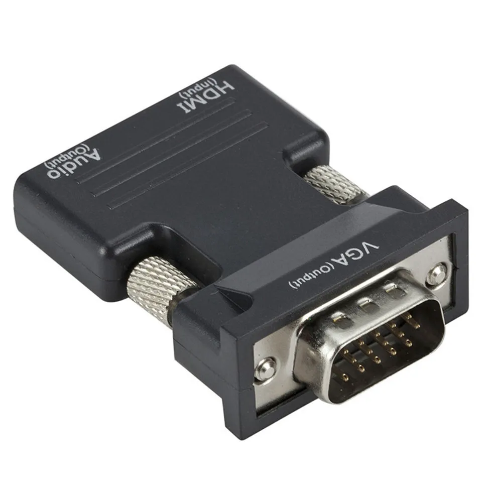 1080 P HDMI لمحول VGA تحويل الرقمية إلى التناظرية الصوت والفيديو محول كابل ل جهاز كمبيوتر شخصي محمول DVD التلفزيون مربع العارض