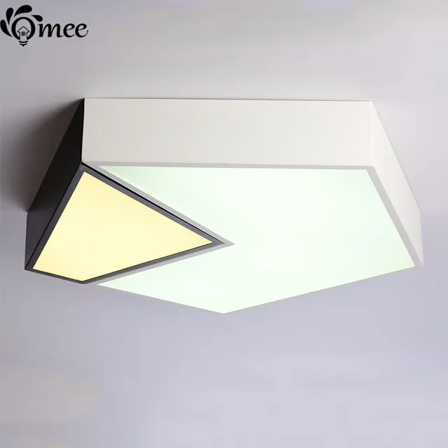 New Modern Led Ceiling Light Rf Remote Controlled Dimmable Color New Modern Led Ceiling Light Rf Remote Controlled Dimmable Color Changing Lamp For Living Bedroom Ac90 265v Black White Fixtures