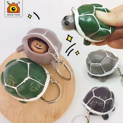 Creative Decompression Net Red Hand Shrinking Tortoise Man-eating shark animal vent ball key chain novelty kids and adult toys Creative Decompression Net Red Hand Shrinking Tortoise Man-eating shark animal vent ball key chain novelty kids and adult toys